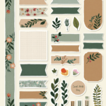 Journal Stickers - Sheet v58